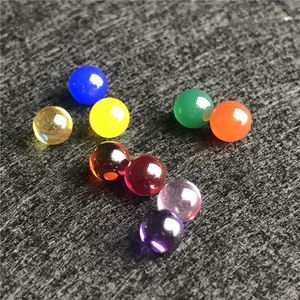 Nouveau 6mm Terp Pearl Ruby Jade Diamond Ball Coloré Rouge Vert Bleu Jaune Perles Terp pour Verre Fumer Des Conduites D'eau