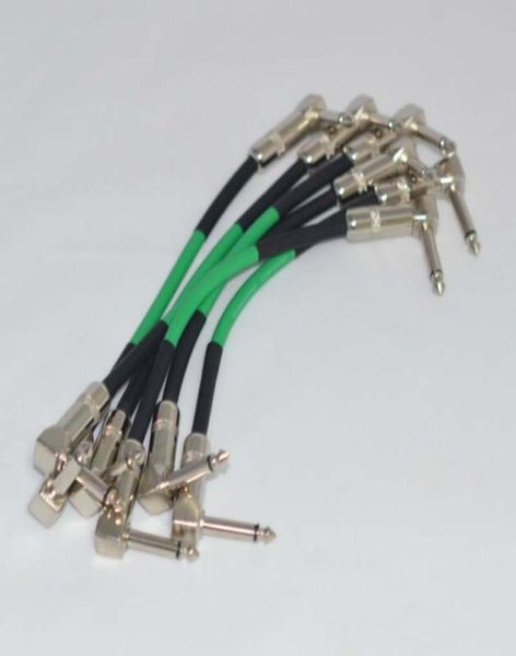 NUEVO paquete de 6 cables de conexión de ángulo recto TTONE 6quot 14 Efecto de cable de guitarra 4495031