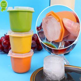 Nieuwe 6Pcs 4cm Ice Cube Mold Grote Ice Block Maker Keuken Gadgets voor Cocktail Whisky Sap Drankjes ijsblokjes Mallen Gereedschap Accessoires