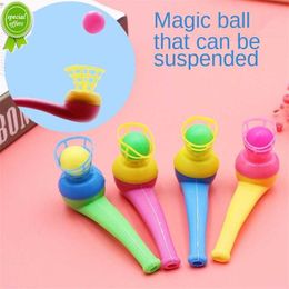 Nuevos 6 uds Pipe Ball regalos de fiesta coloridos Magic Blowing Pipe bola flotante niños juguetes fiesta favores regalo de cumpleaños para niños