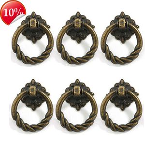 Nieuwe 6 stks Vintage Meubilair Handvat Kast Dressoir Lade Pull Ring Europese Kastdeur Handvat Lade Knoppen Meubelbeslag