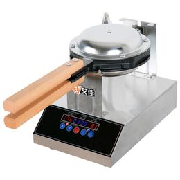 Nieuwe 6e commerciële ei -machine Electric Intelligent Digital Display Chinese Hong Kong Eggettes Puff Waffle Iron Maker Machine Bubble Ei Cake Oven 220V/110V