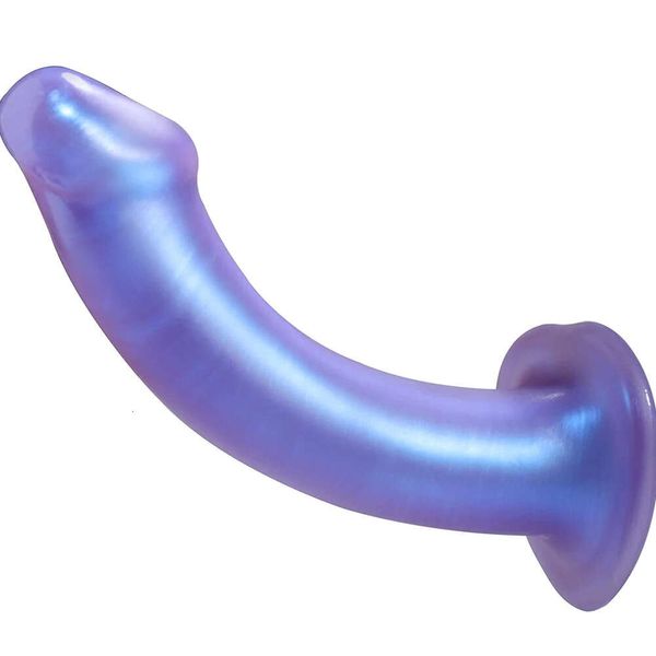 NOUVEAU MELLEY DE 7,5 pouces petits godes pour les débutants Anal Dildo réaliste avec aspiration de la tasse flexible Strapon Penis Sexy Toys Women Men