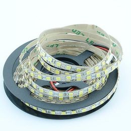 Nieuwe 7 kleuren smalle kant 5 mm led strip licht 2835 SMD flexibele hoge lumen diode tape lamp 120LEDS / M DC12V TIRAS LED lint