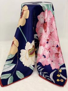 Nouveau 70 cm carré 100% véritable Pure soie écharpe soie Satin foulards vente d'usine 10 pcs/lot #4190