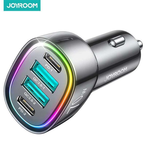 NOUVEAU 70W 4 IN 1 CAR CHARGER SUPER PD3.0 QC3.0 Adaptateur de chargeur de voiture rapide pour l'iPhone 14 13 12 Pro MAX Cigarette Lighter Charger