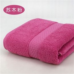 Nouveau 70x140cm Set de serviettes de bain pour hommes et femmes Doux 100% coton Serviette de bain de plage Set Super Absorbant Quick Dry T200915