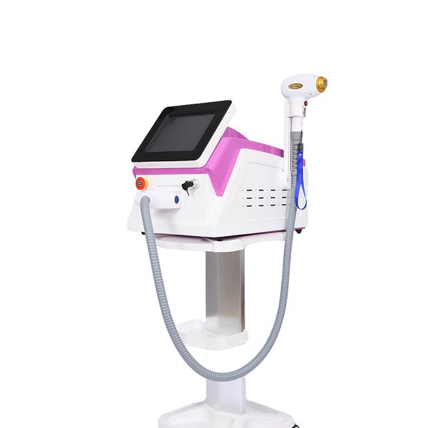 Nuevo 755 808 1064 Máquina de depilación láser de diodo Potencia fuerte Smooth Away Vibe Removedor de vello Máquina de belleza láser de fibra