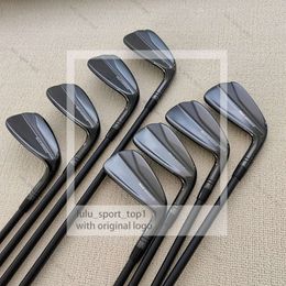 Nieuwe 790 Black Whirlwind Golf Irons of Golf Irons Set Blade Style Premium Men Golf Club Iron met stalen schacht voor rechterhand 323