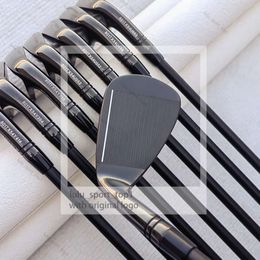 Nieuwe 790 Black Whirlwind Golf Irons of Golf Irons Set Blade Style Premium Men Golf Club Iron met stalen schacht voor rechterhand 843