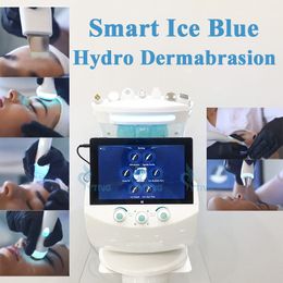Nieuwe 7 in 1 hydro microdermabrasie gezicht peeling schone zorg gezichtsreiniging hydra water schil zuurstof jet peel machine met huidanalysator
