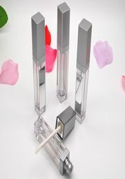 Nieuwe 7ML LED lege lipglossbuizen met spiegel Vierkant doorzichtige lipglossfles Lipgloss hervulbare flessen Container Plastic make-up P2696813