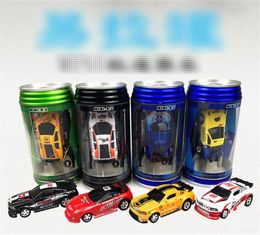 Nouveau 8 couleurs Mini-Racer Télécommande Voiture Coke Can Mini RC Radio Télécommande Micro Voiture De Course