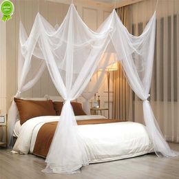 NIEUW 8 CORIER POST LAAR BED Gordijnen Elegant Camping Tent Mosquito Net voor beddakscherm Scherm Netten Volledig/Koningin/King