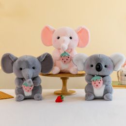 Nieuwe 8-inch pop-poppenmachine Doll Elephant Koala Plush Toy Claw Machine Doll Cross Border Merchant Super Small Doll Groothandel