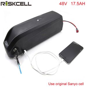 NIEUWE 8FUN 48V 1000W Elektrische fietsbatterij met 5V USB en elektrische fietsbatterij 48v 17.5AH LI ionbatterij voor Sanyo-cel