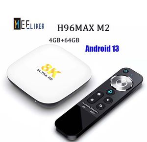 NOUVEAU 8K H96 MAX M2 Produit TV Box Android 13 Essai gratuit 4 Go32 Go / 64 Go 2GB16 Go RK3528 2.4 / 5G WIFI6 1000M / LAN BT5.0 Android TV Box Set Top Box Box Top Box