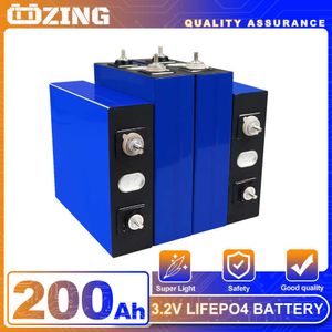 NIEUW 8PCS 3.2V 200AH LIFEPO4 Batterij Diepe cyclus Oplaadbare batterij Pack Diy voor zonne-12V 24V Campers Boat Ev RV EU US Tax-Free