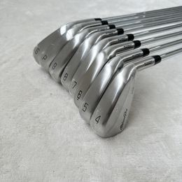 Nuevo 8pcs Golf Clubs Golf Irons Miznopro 225 Hot Metal Set 4-9ps Flex de acero Flex con cubierta de cabeza DHL UPS FedEx