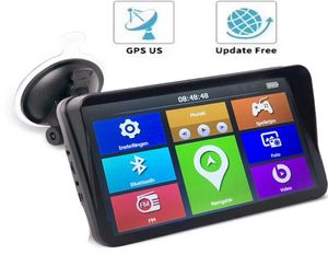 Nieuwe 9 inch auto vrachtwagen GPS-navigator capactief scherm vrachtwagennavigatie MTK 256M8GB FM Bluetooth AVIN zonnescherm vizier EU US AU4288025