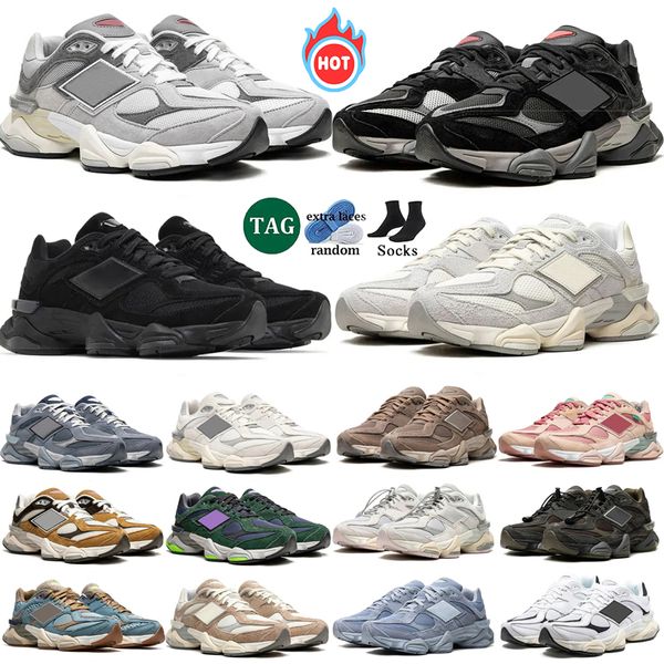 Nouveau 9060 Designer Chaussures Nuage Gris Noir Quartz Gris Champignon Cookie Rose Sel De Mer Lune Daze Baskets Hommes Sport Chaussures De Plein Air