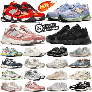 Nouveaux 9060 Chaussures de course Baskets de créateurs 9060 Penny Cookie Rose Noir Blanc Briques Bois Marron Noir Rain Cloud hommes femmes baskets de sport athlétiques