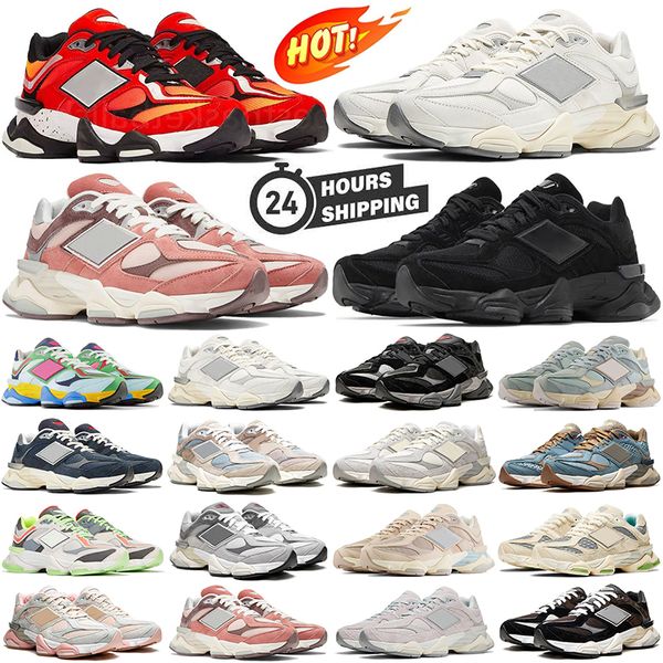 Nouveau 9060 Chaussures de course baskets de créateurs 9060 Penny Cookie Rose Noir Blanc Briques Bois Marron Noir Nuage de Pluie hommes femmes baskets de sport athlétiques en gros