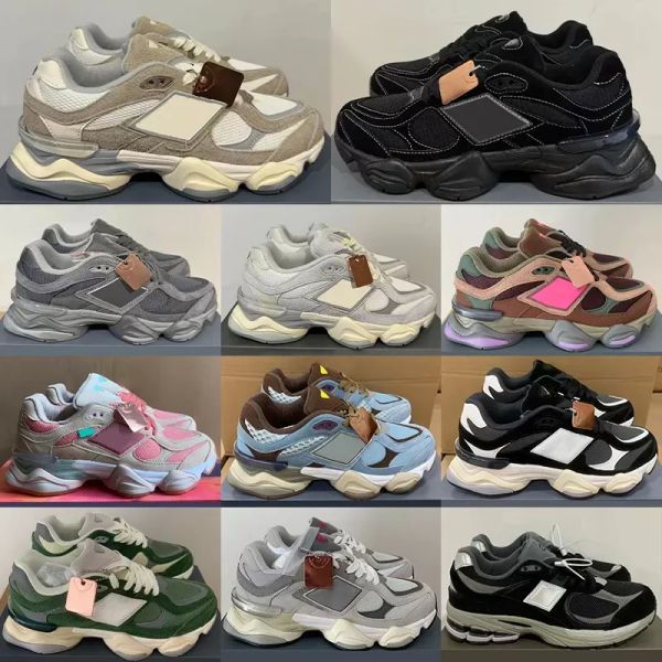 Nouvelles chaussures 9060 2002r Chaussures de créateurs Cloud Chaussures de course Chaussures hommes Femmes Big Taille 9060S SALE SALT RAINE 550 Green blanc noir Cool Grey 530 Sier Mens GI 68XH #