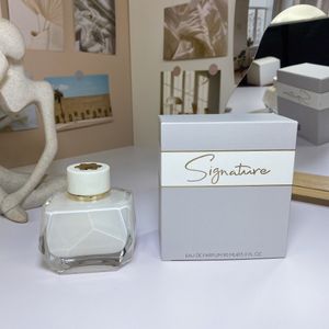 Nuevo perfume exclusivo de 90 ml Botella de tinta blanca Fragancia para mujer Notas florales orientales Eau de Toilette EDP Olor duradero Colonia en aerosol Entrega rápida