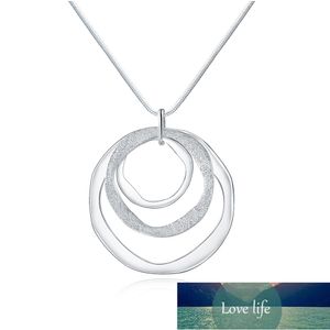 Nieuwe 925 ketting mode schijf hanger ketting voor vrouw sleutelbeen ketting bruiloft bruiloft sieraden cadeau fabriek prijs expert ontwerp kwaliteit nieuwste stijl origineel