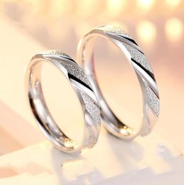 NIEUW 925 Sterling Silver Couple Rings For Women Men Wedding Engagement Rings Band Nieuwe Ring Jewelry N213208407