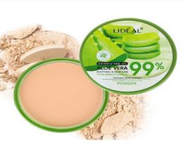 Nuevo 99 Aloe Vera base hidratante suave polvo prensado maquillaje corrector cubierta de poros blanqueamiento iluminar polvo facial 9076708