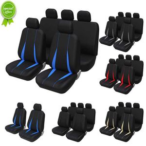 NIEUWE 9PCS Universal Car Seat Covers Four Seasons Universal Interior Accessories Duurzaam materiaal voor Logan voor VAZ 2110 voor Mazda33