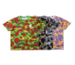 Nieuw A Bathing a Ape De nieuwe sterren camouflageprint met korte mouwen