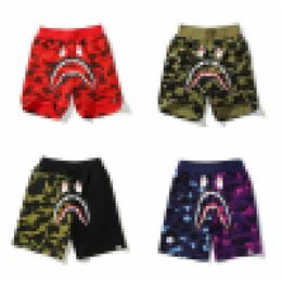 Nuevo A Bathing Ap HALF Camo Shark Sweat Shorts Pantalones cortos de tiburón para hombre WGM