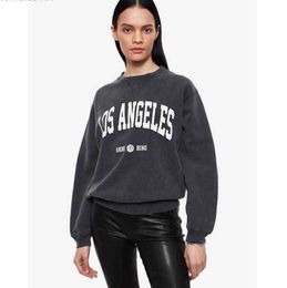 Nieuw A Bing damessweatshirts klassieke stijl stad Letter PARIS Burst Print trui bedrukt gewassen ronde hals katoen met lange mouwen hoodie kwaliteit