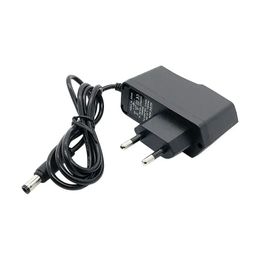 Nieuwe AC -converteradapter DC 3V2A 5V2A 6V 2A 9V 12V 0.5A 500MA 15V 1A Voeding Lader EU -plug 5,5 mm / 2,5 mm (2,1 mm) met LAMP For voeding EU -plug