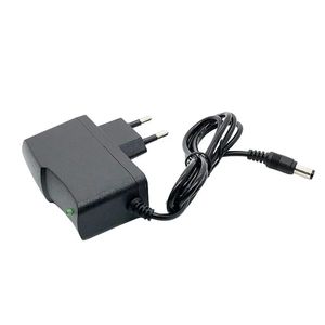 Nieuwe AC -converter -adapter DC 3V2A 5V2A 6V 2A 9V 12V 0,5A 500MA 15V 1A Voeding Lader EU -plug 5,5 mm / 2,5 mm (2,1 mm) met lampfor EU -plug