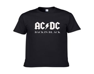 Nueva camiseta de rock de la banda de CC DC Hombres ACDC Camisetas gráficas impresas Camiseta informal