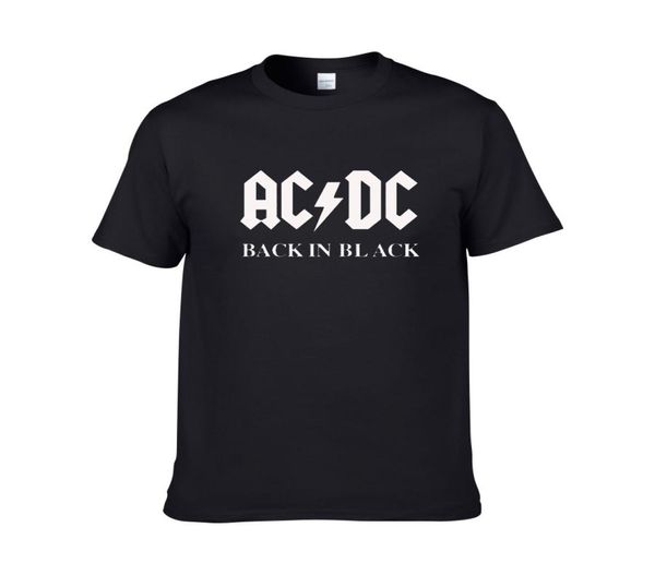 Nueva camiseta de rock de la banda de CC DC Hombres ACDC Camisetas gráficas impresas Camiseta casual de talla grande O Neck Hip Hop Manga corta8967436