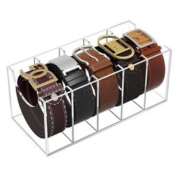 Nouvelle boîte en acrylique, tiroir multi-armoire, rangement empilable pour la maison, boîte de rangement transparente à sept grilles avec ceinture