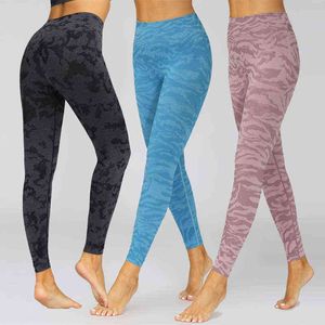 Nieuwe Adapt Camo Naadloze Legging voor Vrouwen Fitness Scrunch Bum Yoga Broek Super Stretchy Workout Panty Hoge Taille Sport Legging H1221