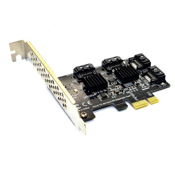 Nuevo Add On Card SATA3 PCI-E PCIE PCI Express SATA 3 Controlador Multiplicador Tarjeta SATA Expansión PCI E PCIE x1 Puerto SATA Adapter274n