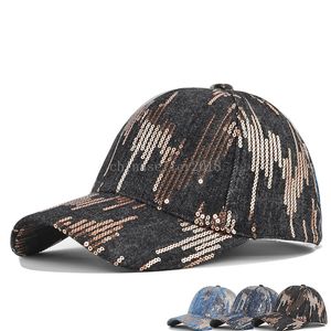 Nouveaux chapeaux de Baseball réglables, Protection UV, Denim à paillettes, Protection solaire, Camouflage, casquette militaire, casquette de randonnée et de pêche