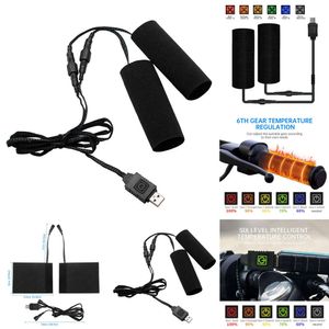 Nouveau réglable moto USB isolé chauffé électrique vélo accessoires poignées guidon chauffant Scoo L2h8