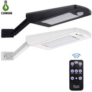 Nouvelle applique murale solaire réglable 66LED 3 Modes capteur de mouvement PIR lampe extérieure étanche pour éclairage de jardin de chemin