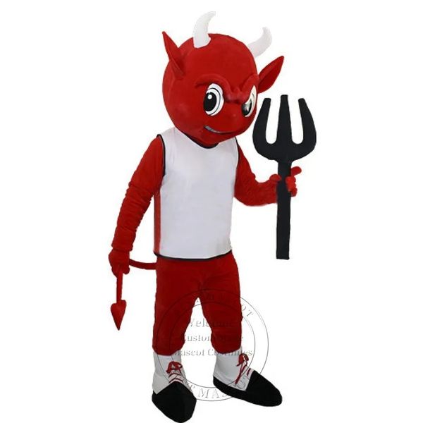 Nouveau déguisement de mascotte diable en colère adulte déguisement carnaval thème déguisement