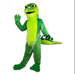 Nouveau adulte animal vert crocodile mascotte costume top caricot anime thème du thème carnaval unisexe adultes taille de Noël d'anniversaire de Noël