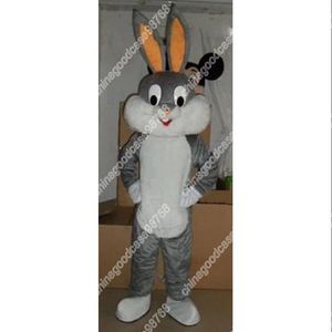 Nouveau personnage adulte Bugs lapin lapin Costume de mascotte Halloween robe de noël accessoires complets tenue Costume de mascotte