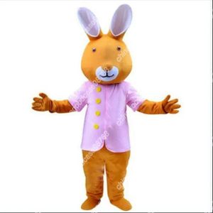 Nouveau personnage adulte Deluxe Bugs lapin lapin Costume de mascotte Halloween robe de noël accessoires complets tenue Costume de mascotte